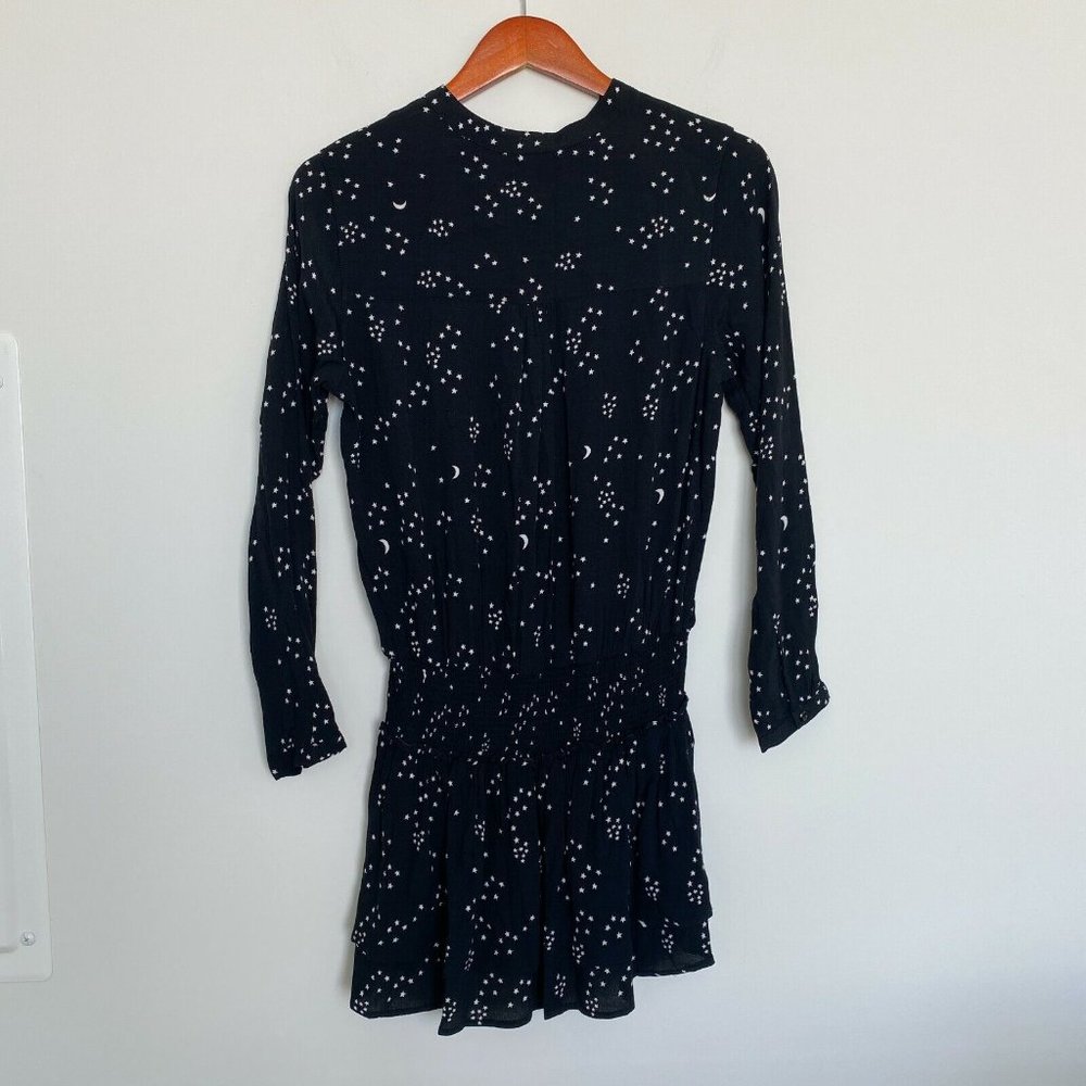 Rails Women's Juliette Galaxy Stars and Moon Dress in Black Size SMALL - Picture 3 of 6